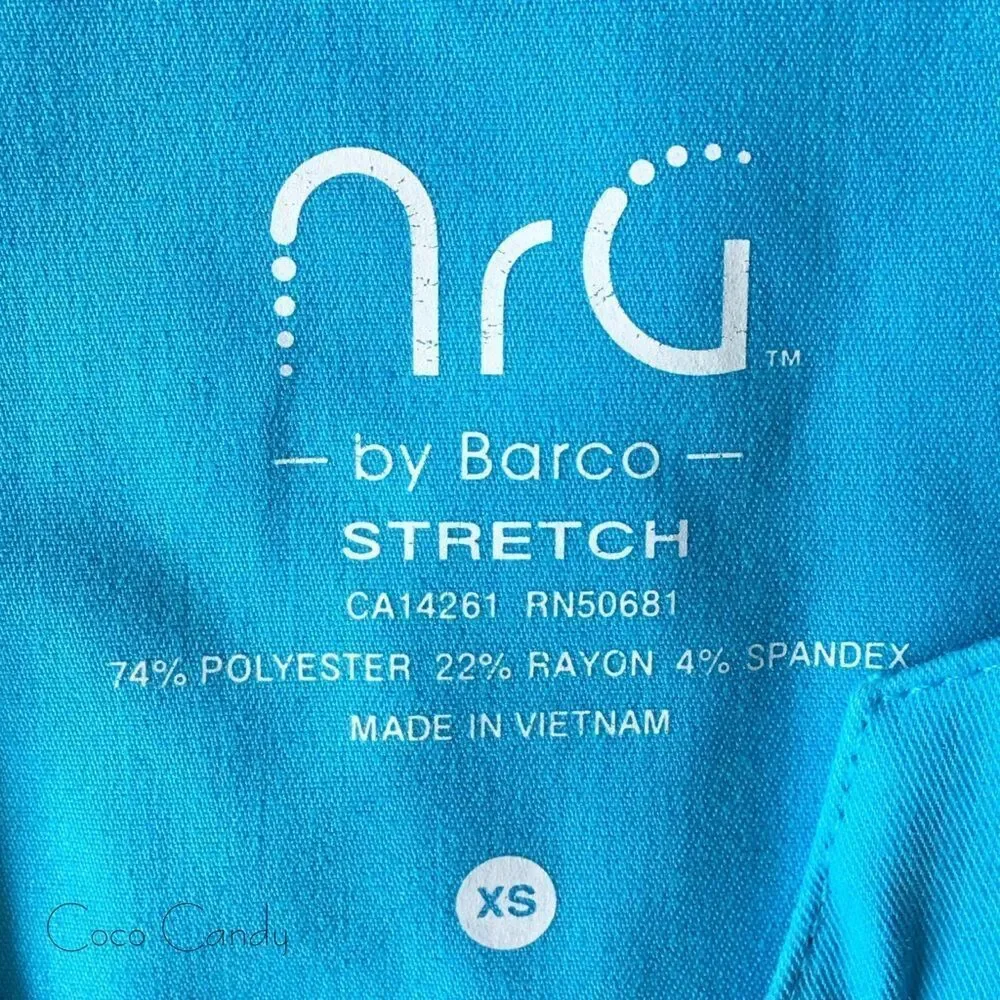 🔃NRG By Barco Blue Scrub Top